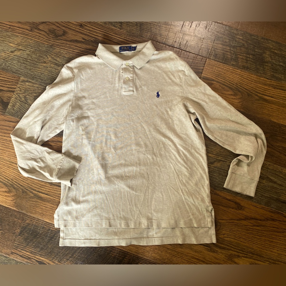 Polo Ralph Lauren Beige Long Sleeve Shirt